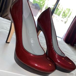Calvin Klein Burgundy Heel